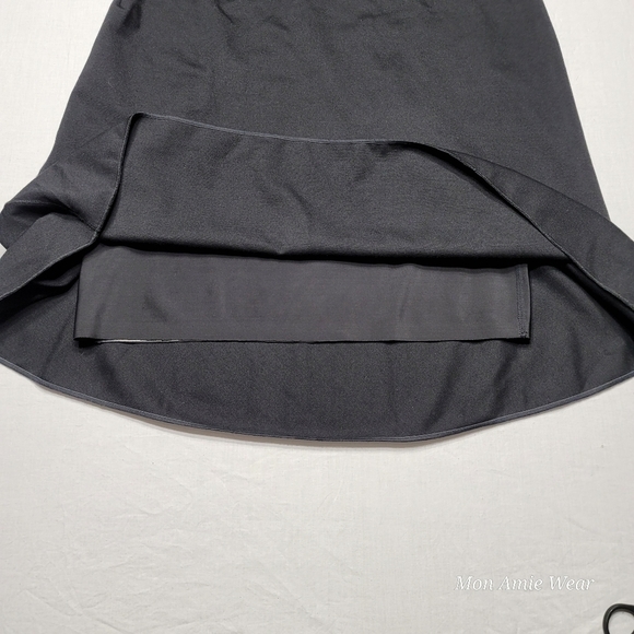 NUE By Shani Built-In Shapewear Midi Dress Size 4 Black - Picture 10 of 15